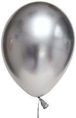 

Шары воздушные Gemar Balloons хром серебро 50 шт (1434360742)