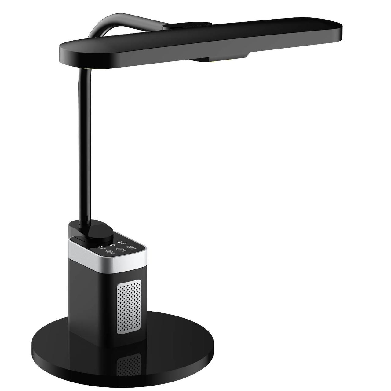 

Настольная лампа светодиодная TF-540 8 Вт LED 3000K-4000K-6000K черная с Bluetooth колонкой DELUX