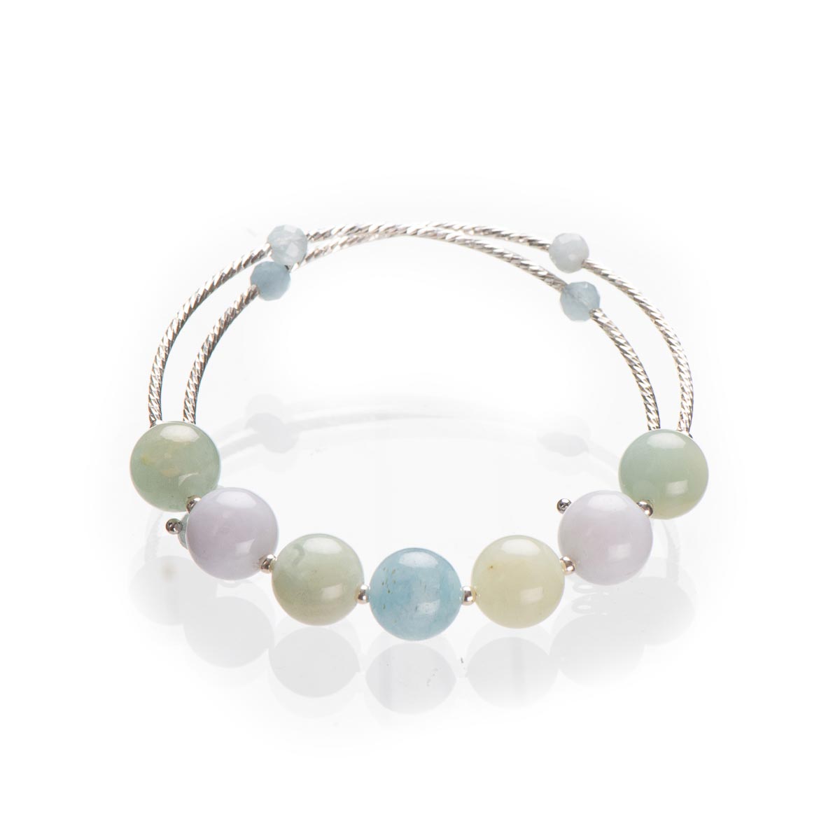 

Браслет с натуральным аквамарином SAMOTSVETY (11.01.03.019)