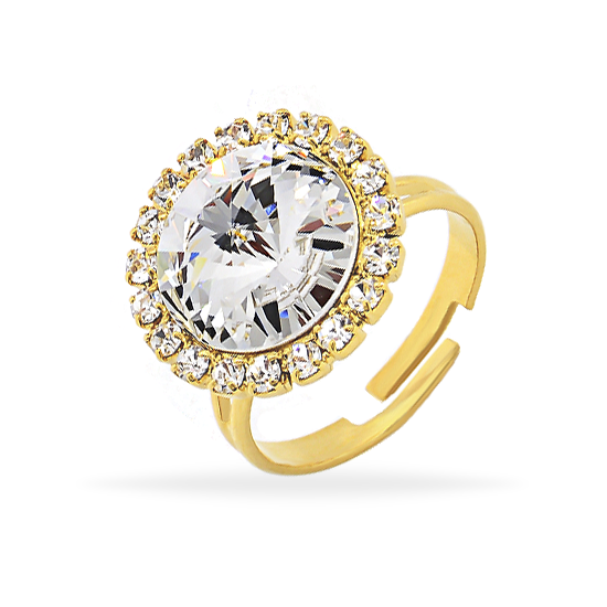 

Кольцо KOBI RIVOLI-STRASS со Swarovski модели 7770-3034-02-35