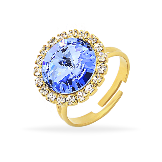 

Кольцо KOBI RIVOLI-STRASS со Swarovski модели 7770-3034-17-35
