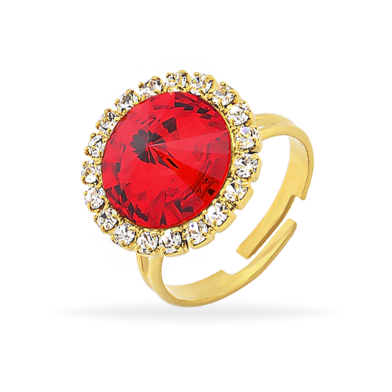 

Кольцо KOBI RIVOLI-STRASS со Swarovski модели 7770-3034-15-35