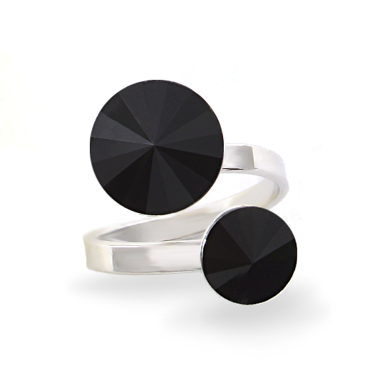 

Кольцо KOBI RIVOLI 8+12 мм со Swarovski модели 7770-3010-16-32