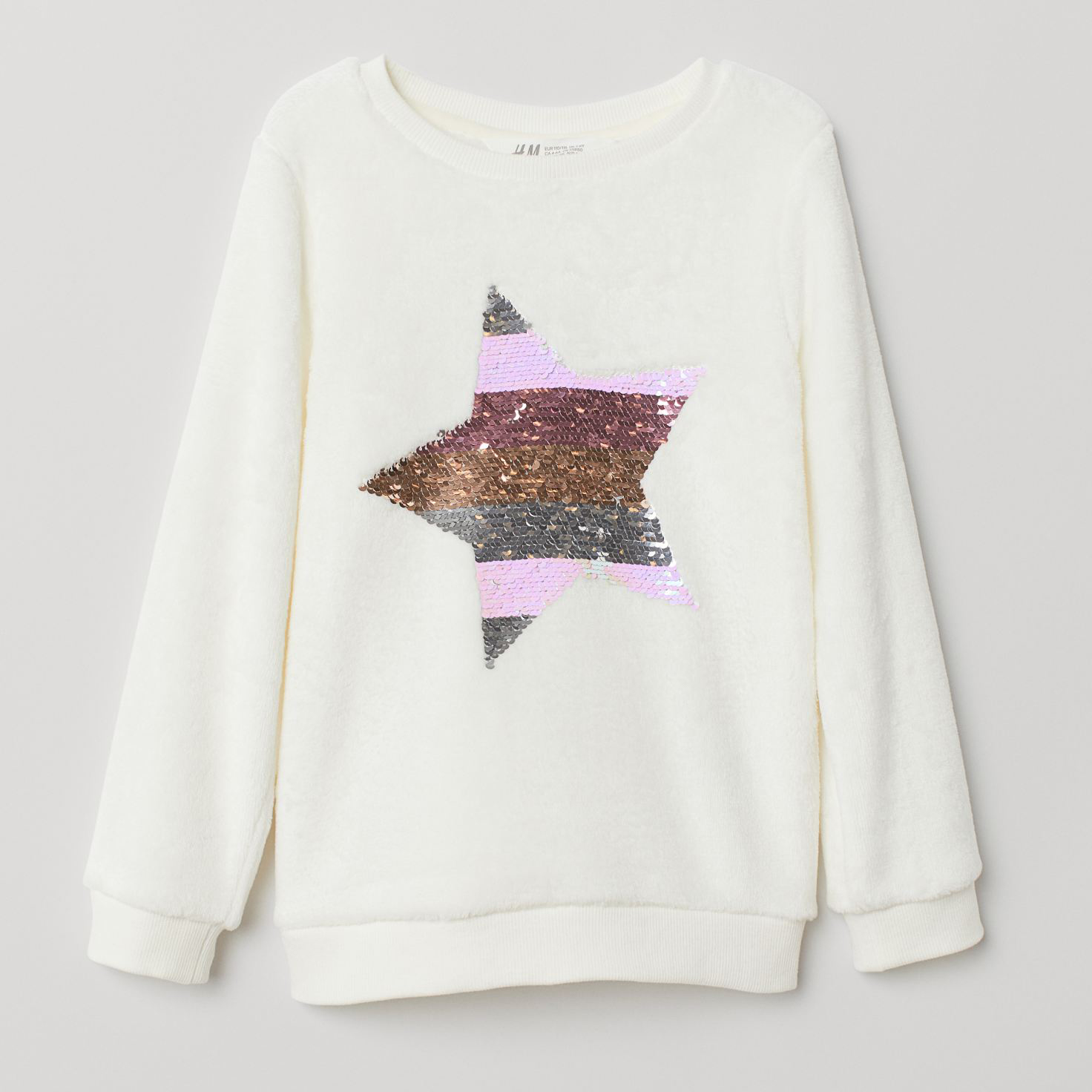 

Свитшот H&M 2510-696869 110-116 см Белый/Звезды