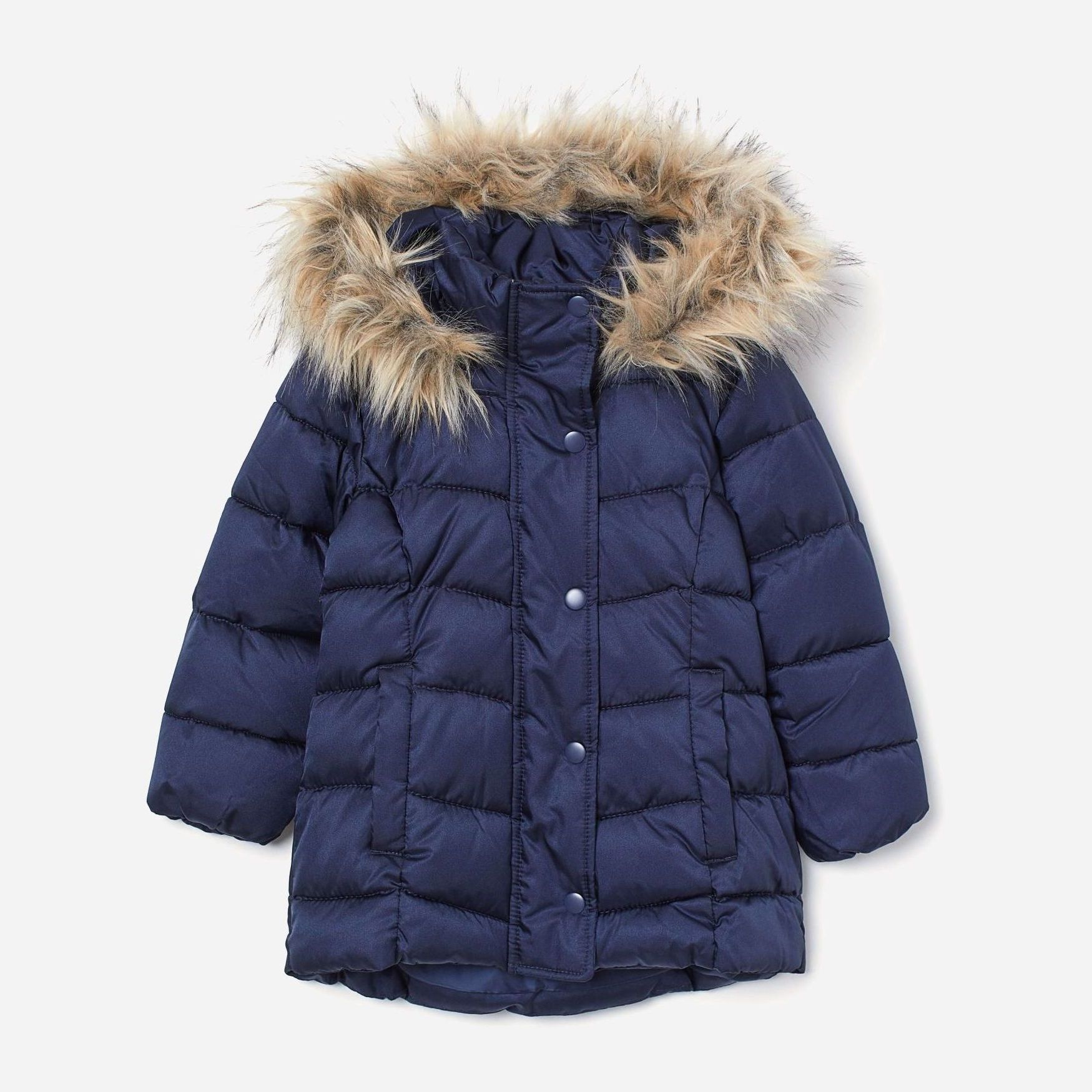 

Зимнее пальто H&M 2610-8692972 110 см Темно-синее