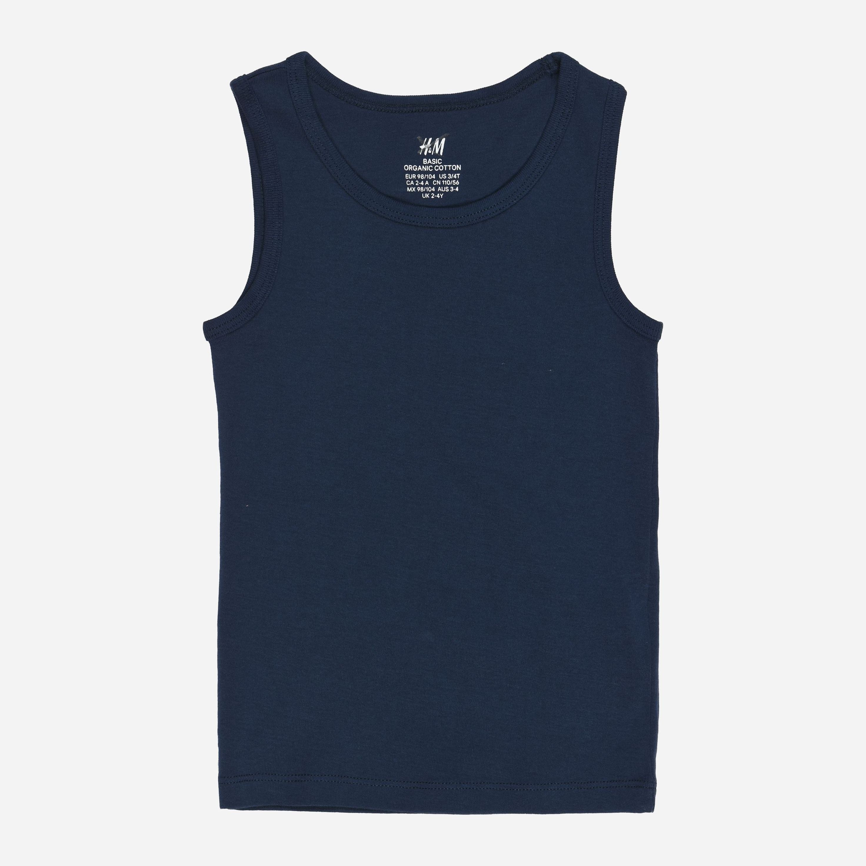 

Майка H&M 403-6868952 98-104 см Темно-синяя