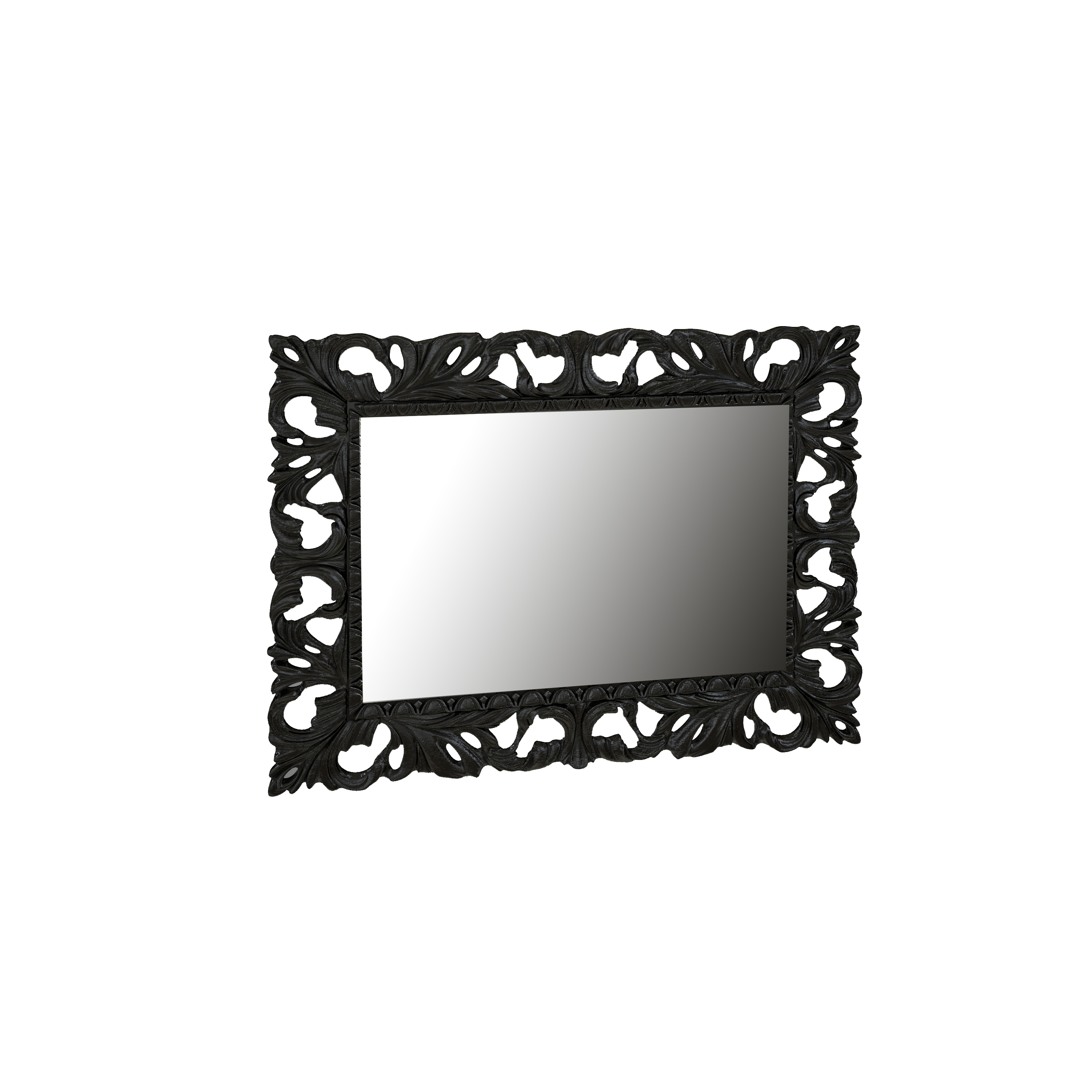 

Зеркало MiroMark Пиония черное 1000x800 MR-81-BL