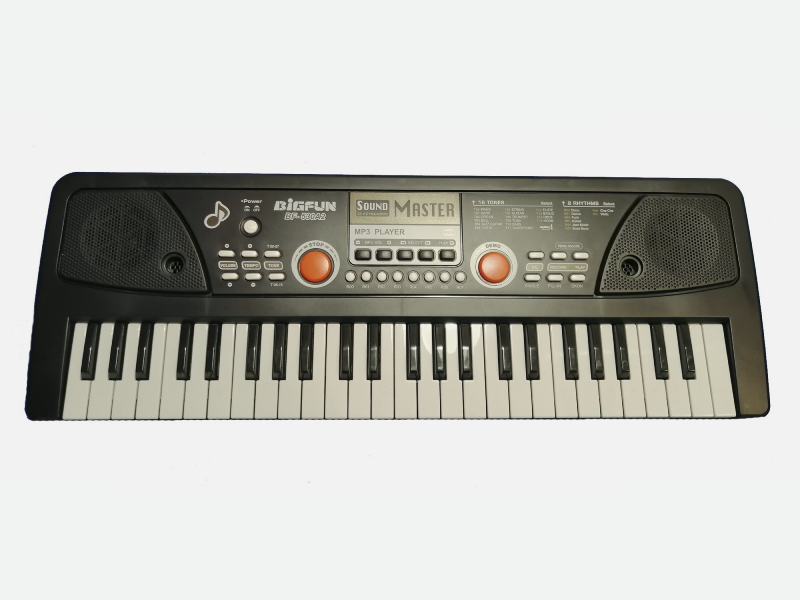 

Электронное пианино BIGFUN BF-530А2, мультифункциональный детский синтезатор на 49 клавиш, с микрофоном, USB, MP3, черный
