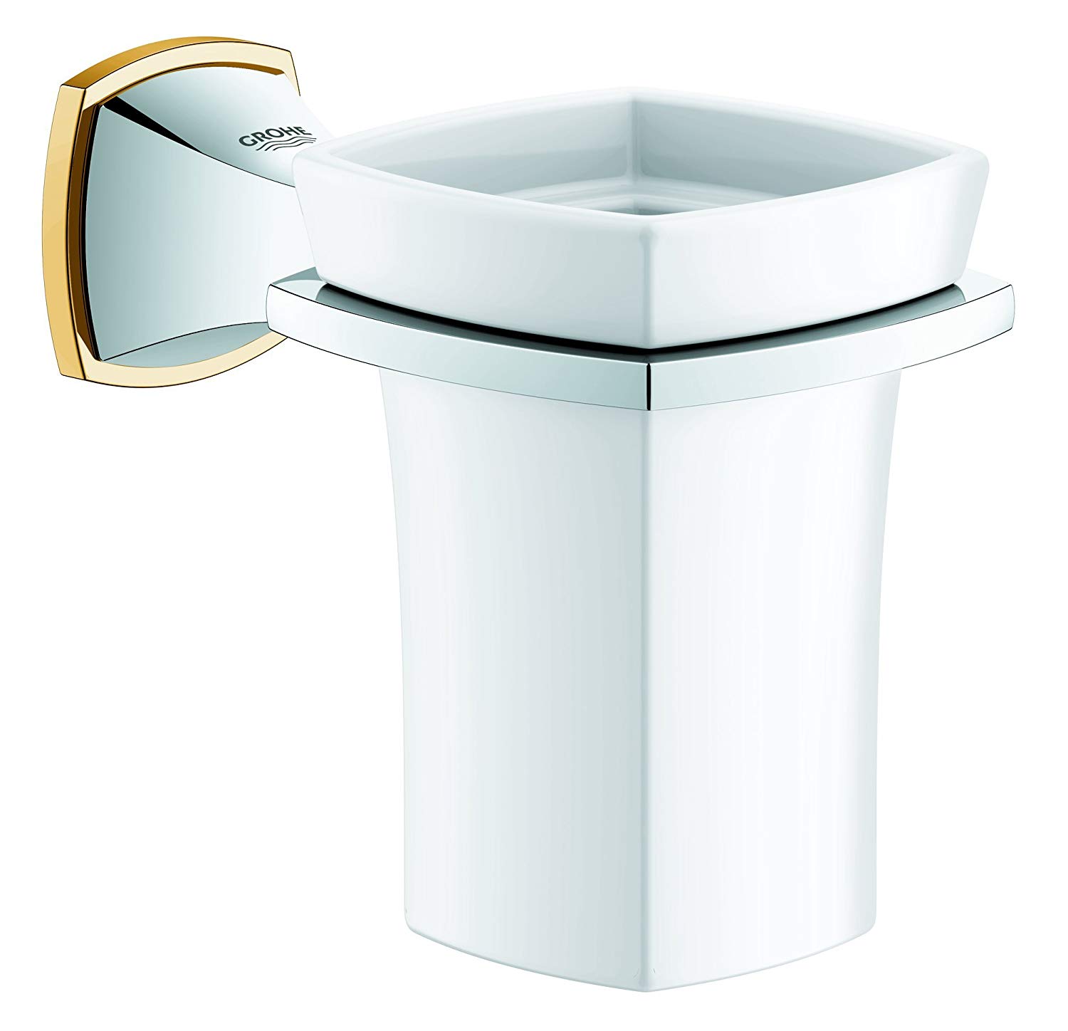 

Стакан настенный (под золото) Grohe Grandera (40626IG0)