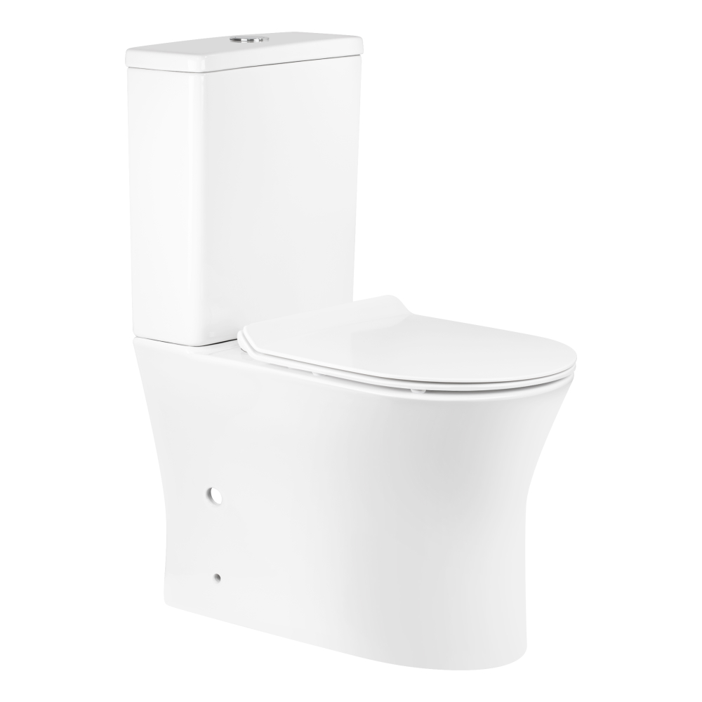 

Унітаз-компакт Qtap Virgo безобідковий з сидінням Soft-close QT18222169ARW
