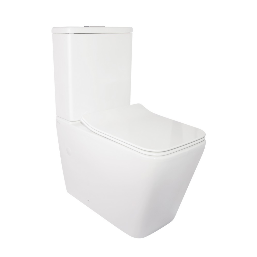 

Унітаз-компакт Qtap Crow безобідковий з сідінням Soft-close QT05222170W