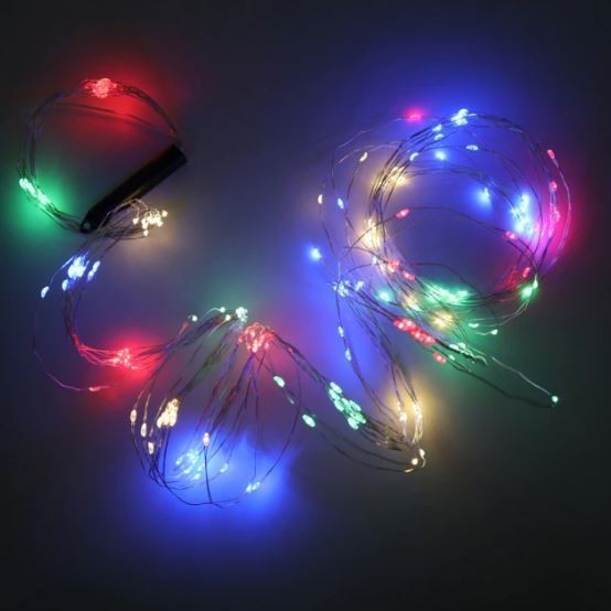

Гирлянда нить, пучок, роса КОНСКИЙ ХВОСТ 3м. 600led. 20 нитей, Мульти