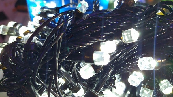 

Гирлянда нить Большой Рубин 200-LED Холодный белый (Xmas)