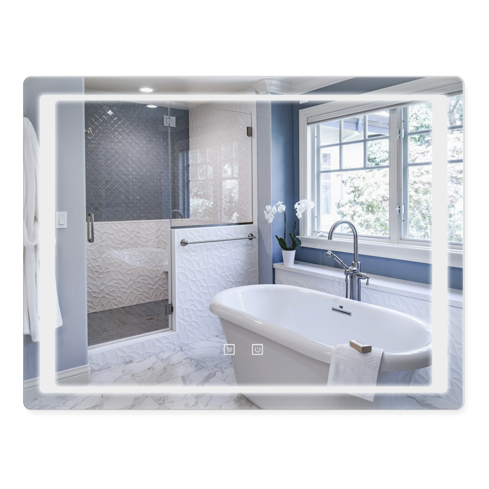 

Дзеркало Qtap Mideya з антизапотіванням (DC-B902-1) 800х600 QT2078B9021W