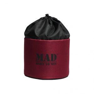 

Косметичка MAKEUP BOX бордовая от MAD | born to win