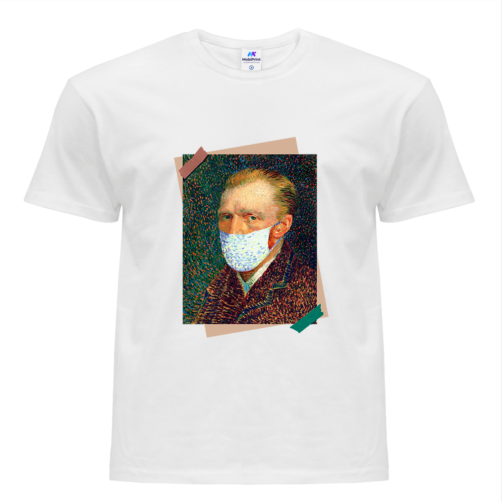 

Футболка женская Винсент Ван Гог (Vincent Van Gogh) - Карантин (8976-1415) XL Хлопок Белый