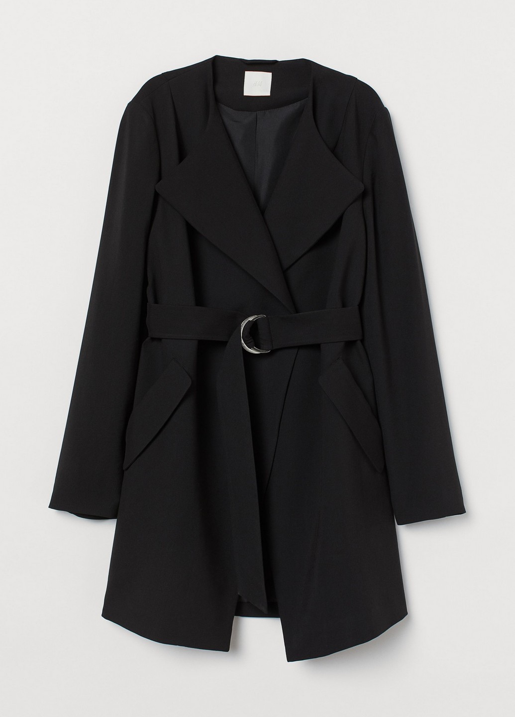 

Плащ H&  Черный 0833548_03, Плащ H&M M Черный 0833548_03