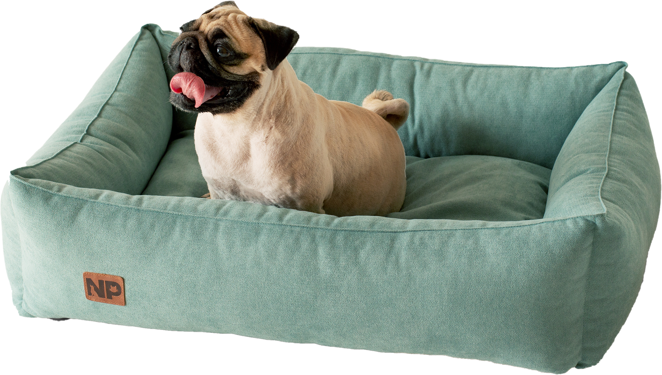 

Лежак для собак Noble pet Albert 70х50х22 см Turquoise