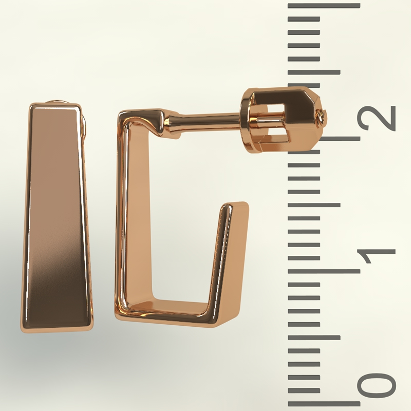 

Золотые серьги 7314