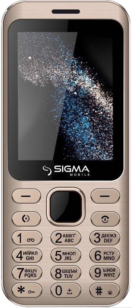 

Мобильный телефон Sigma mobile X-style 33 Steel Dual Sim Gold