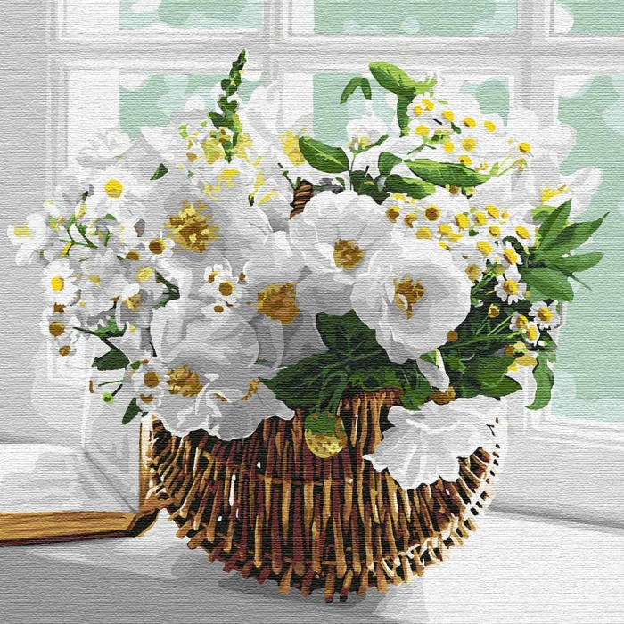 

Картина по номерам. "Воздушный букет" 30*30см