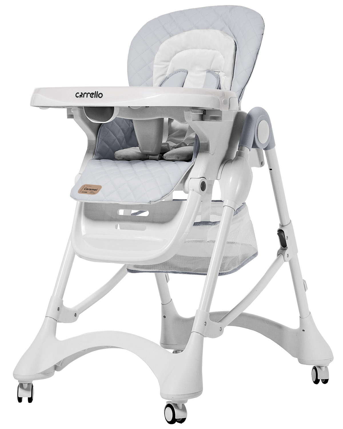 

Детский стульчик для кормления Carrello Caramel (Каррелло Карамель) CRL-9501/3 Cloud Grey (6900095000289) Цвет Серый