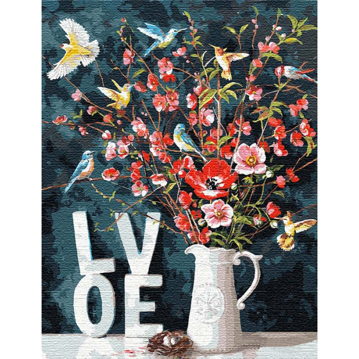 

Картина по номерам. "Букет из чувств" 50*65см