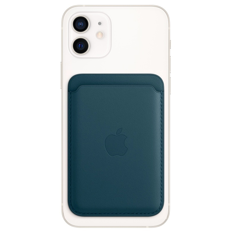 

Чехол-бумажник (кошелек) PRC Leather Wallet с поддержкой MagSafe для iPhone 12 и 13 серии forest green Зеленый