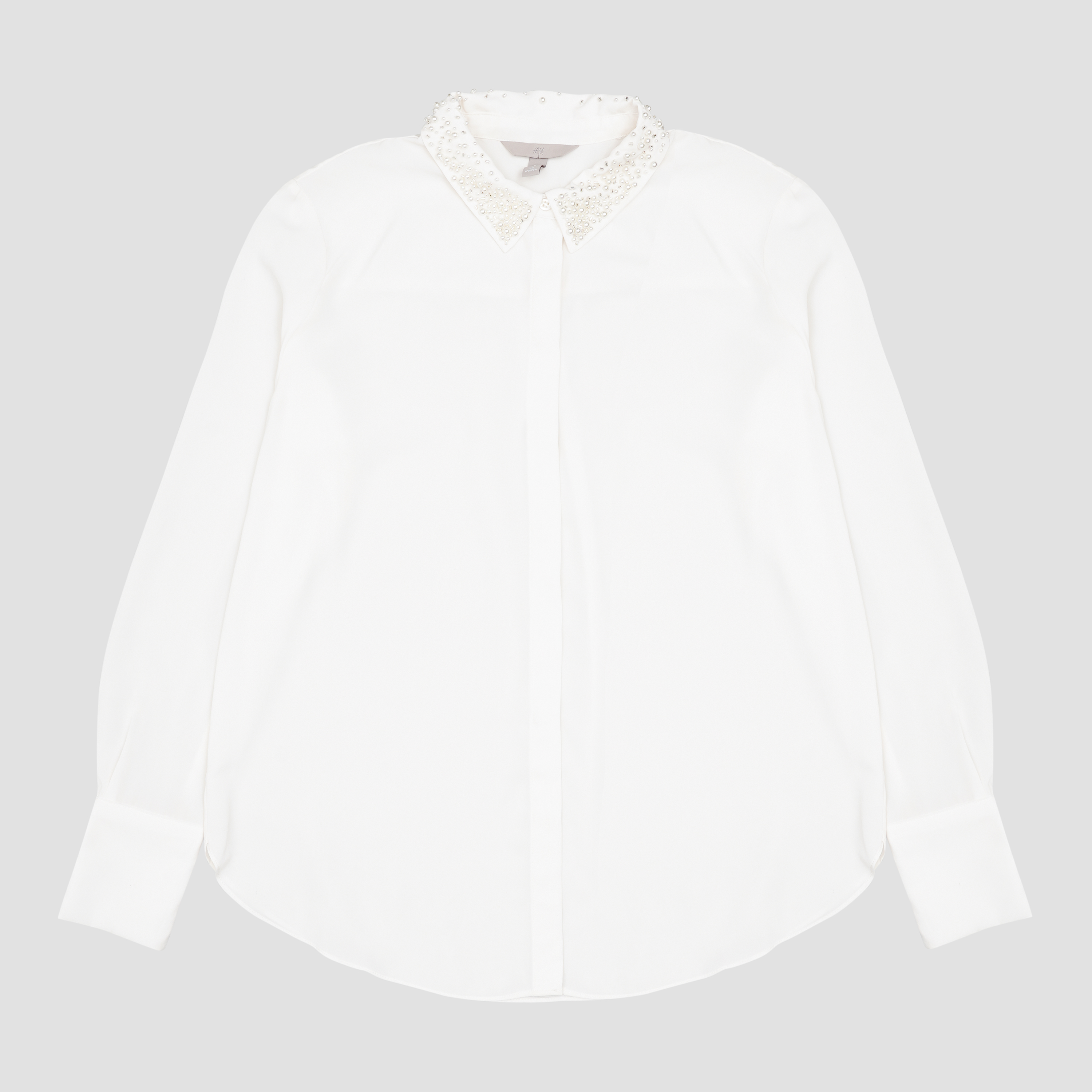 

Блуза H&M M кремовый 26072215411