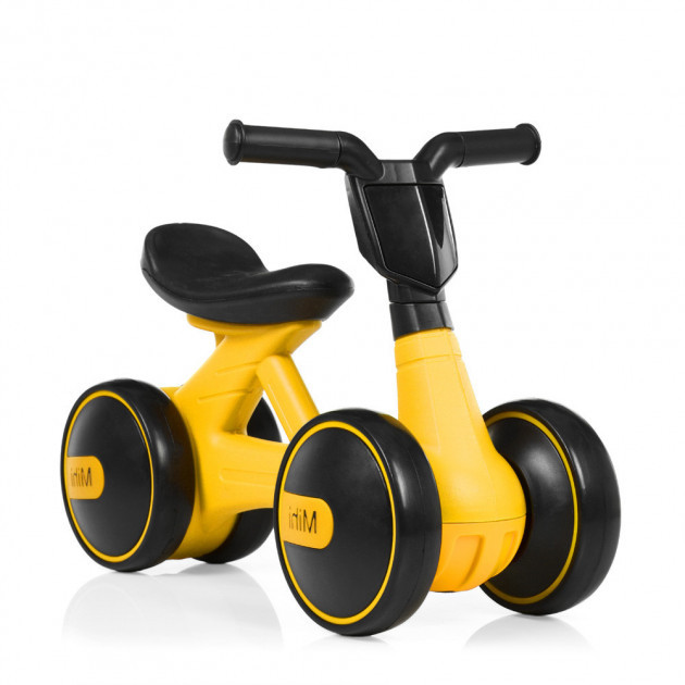 

Беговел детский 2-в-1 PROFI KIDS M 4086-6(8) Yellow, музыкальный, четырехколесный, для дома и улицы, Желтый