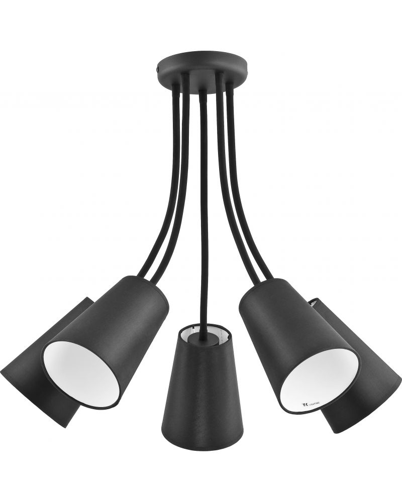 

Люстра припотолочная TK Lighting 2104 Wire Black