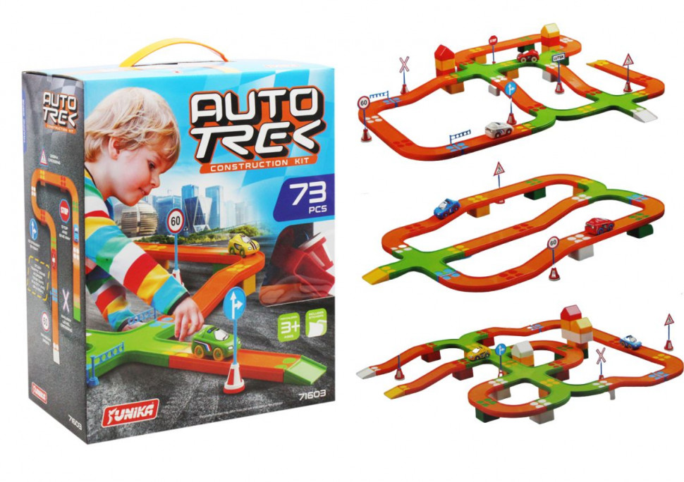 

Конструктор Детский "AUTOTREK" Юника 71603 73 дет.