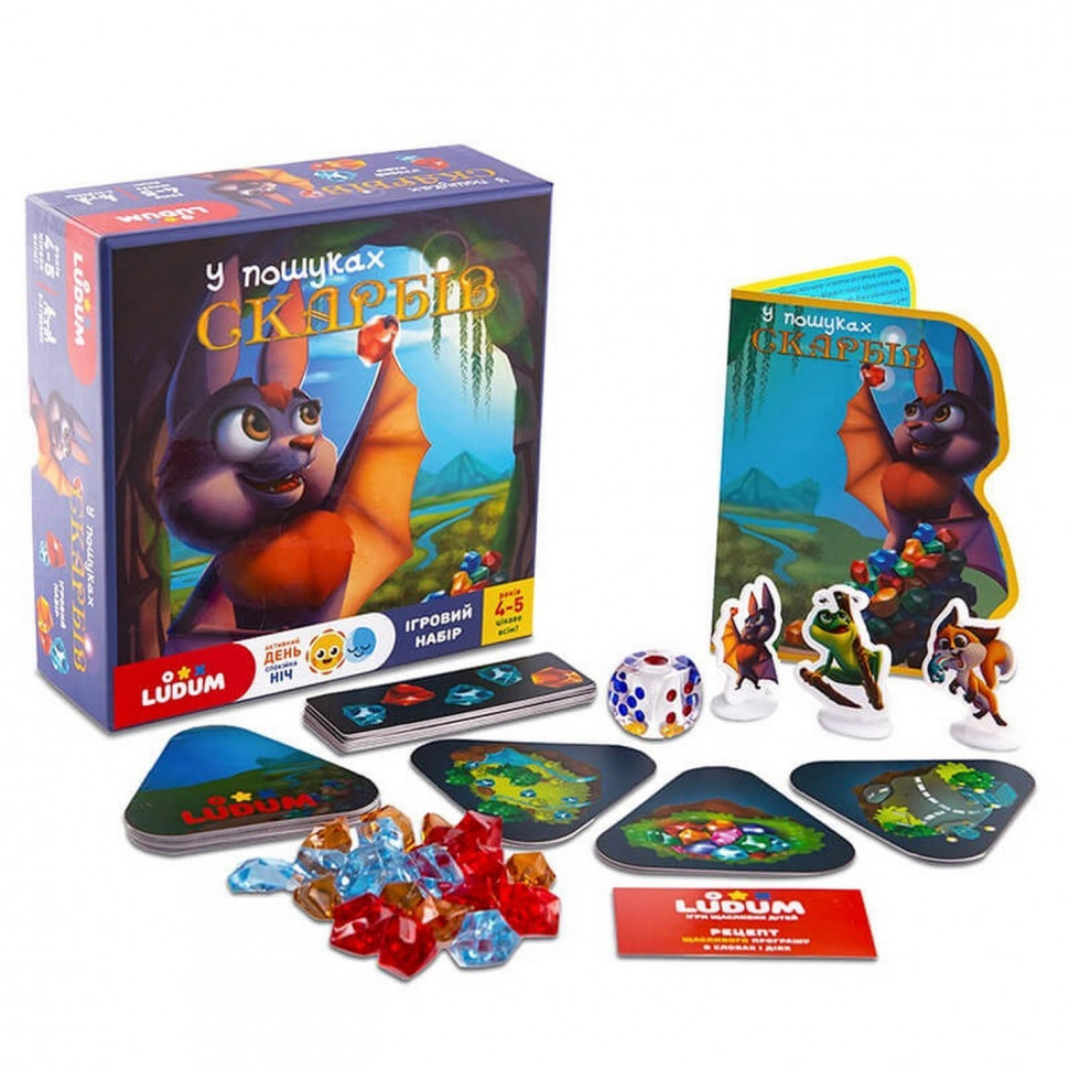 

Настольная игра "В поисках сокровищ" Ludum LD1046-55 украинский язык