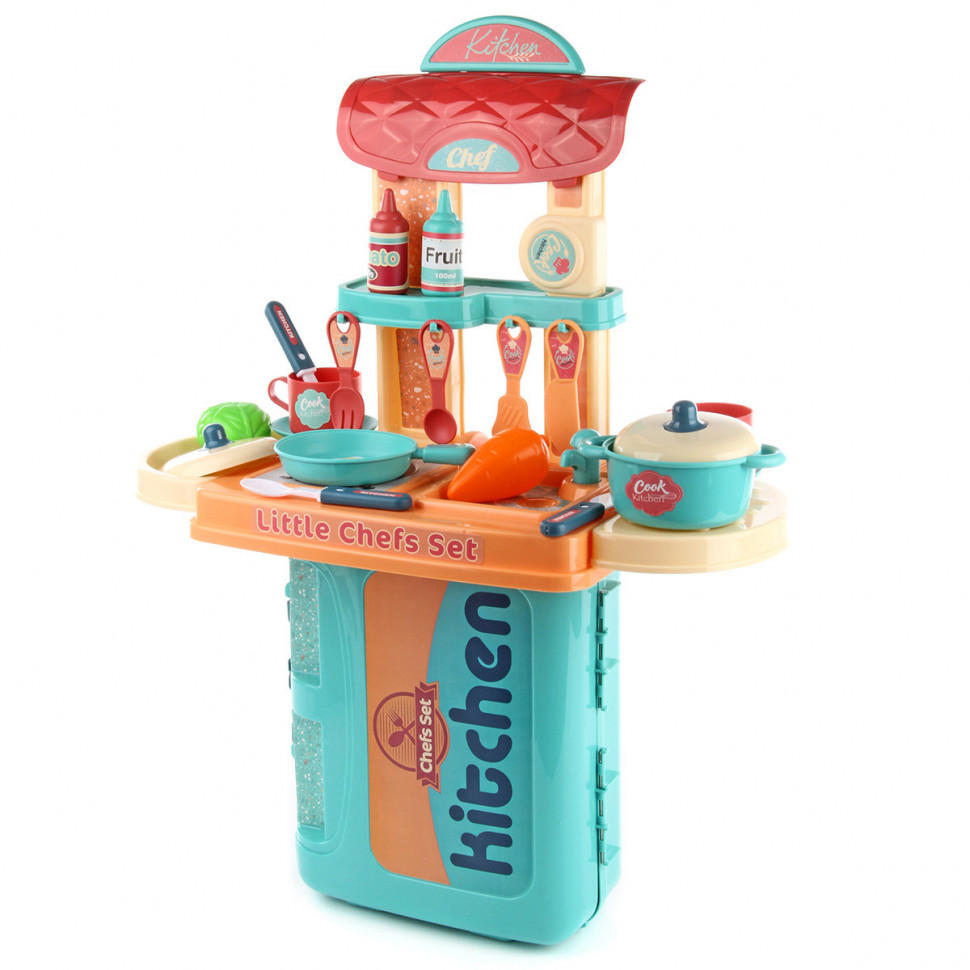 

Игровой набор кухня 008-976A плита, мойка, посуда, продукты