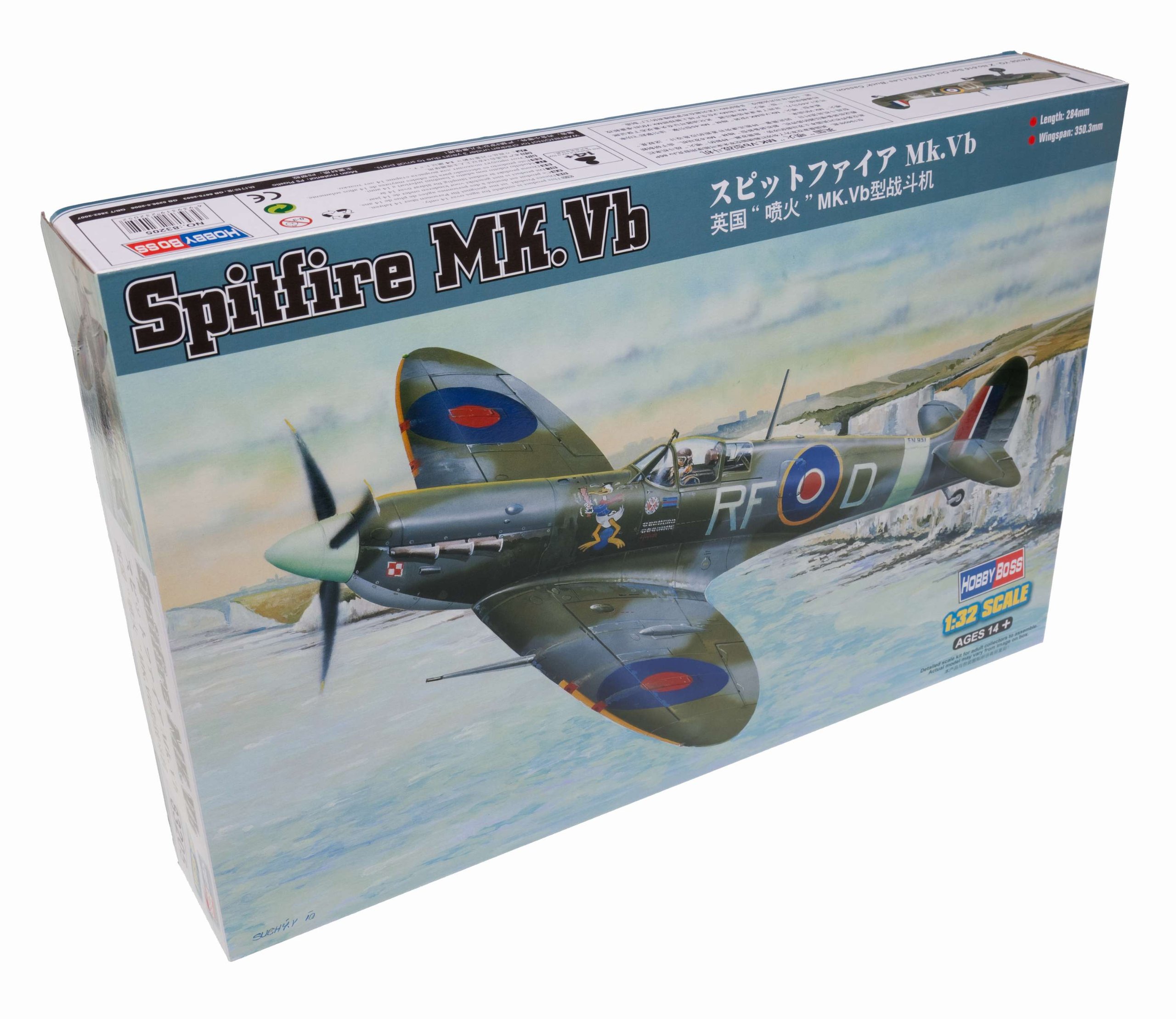 

Сборная модель HOBBY BOSS Supermarine Spitfire Mk.Vb (83205)