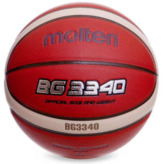 

Мяч баскетбольный MOLTEN B7G3340 №7 PU оранжевый (IN07323)