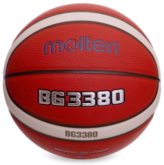 

Мяч баскетбольный MOLTEN B7G3380 №7 PU оранжевый (IN07320)