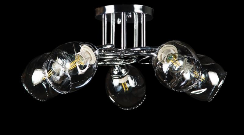 

Люстра с плафонами Ray L9609B/5 (CR) (AN004989)