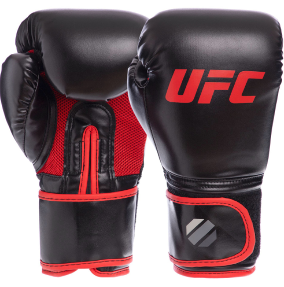 

Перчатки для бокса Перчатки боксерские UFC Myau Thai Style UHK-69680 14 унций черный (IN07226)