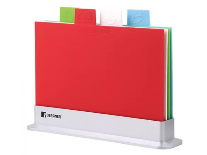 

Набор разделочных досок Bergner Colors 5 предметов (39951-MT-BG-1)