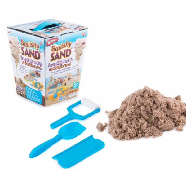 

Кинетический песок Squishy Sand с набором инструментов