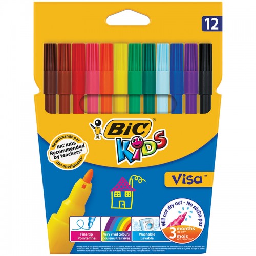 

Набор фломастеров Kids Visa BIC 12 шт (888695)