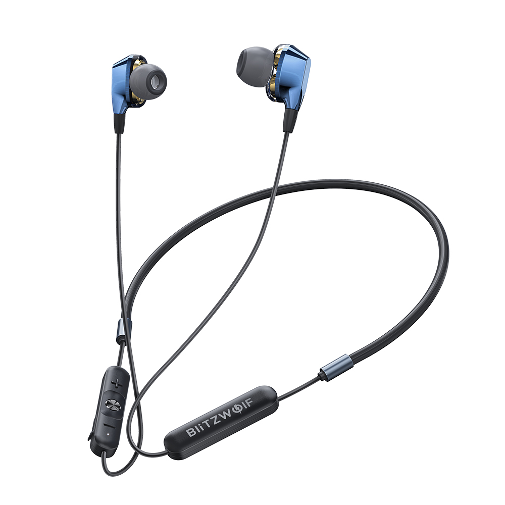 

Беспроводные Bluetooth наушники BlitzWolf BW-BTS4 с шейным креплением (Черный)