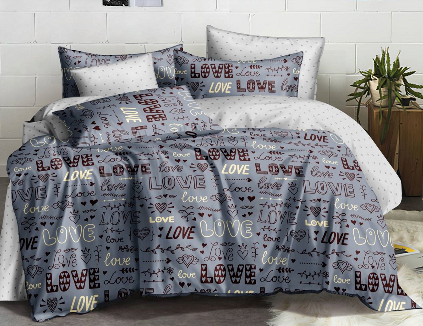 

Комплект постельного белья MirSon Сатин Premium 22-1253 Cardinal Семейный (2 x 143x210)