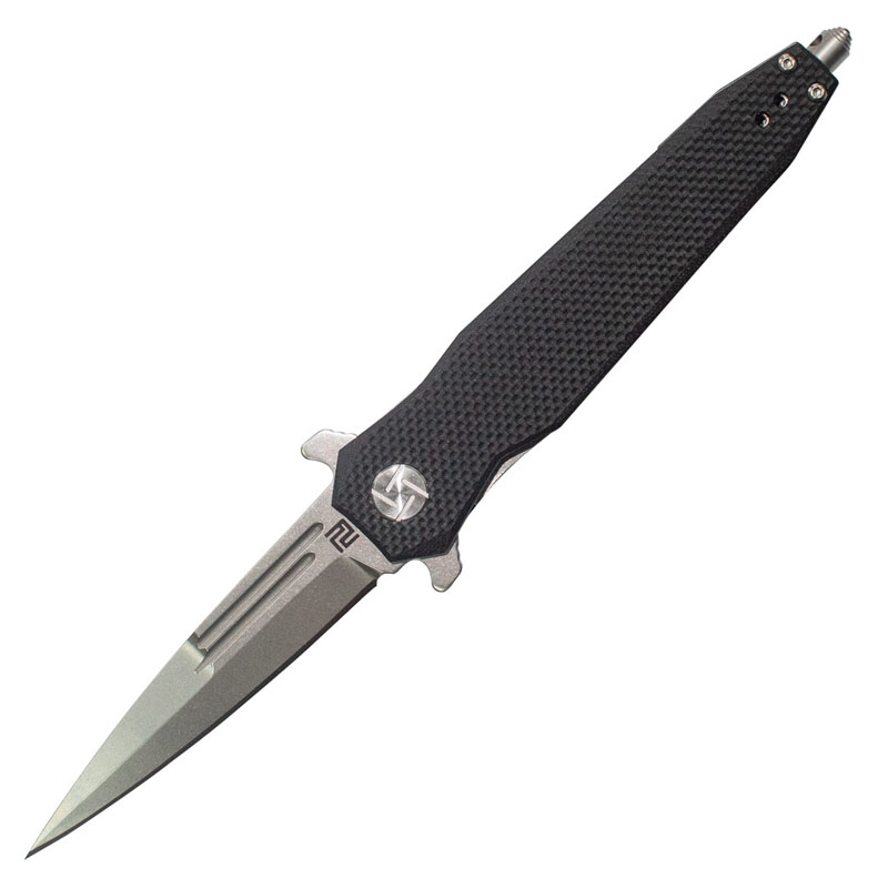 

Нож складной Artisan Hornet (длина: 230мм, лезвие: 97мм), черный, G-10