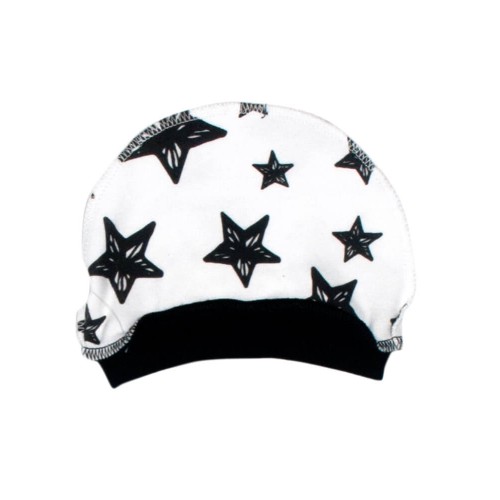 

Шапочка белая Звезда черная MISHKA 1534 Размер 50