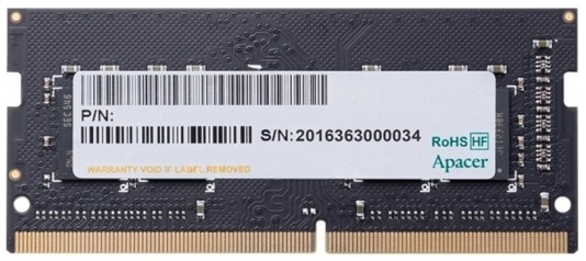 

Оперативна пам'ять So-Dimm Apacer DDR4 16GB 2666MHz (ES.16G2V.GNH) (6438198)