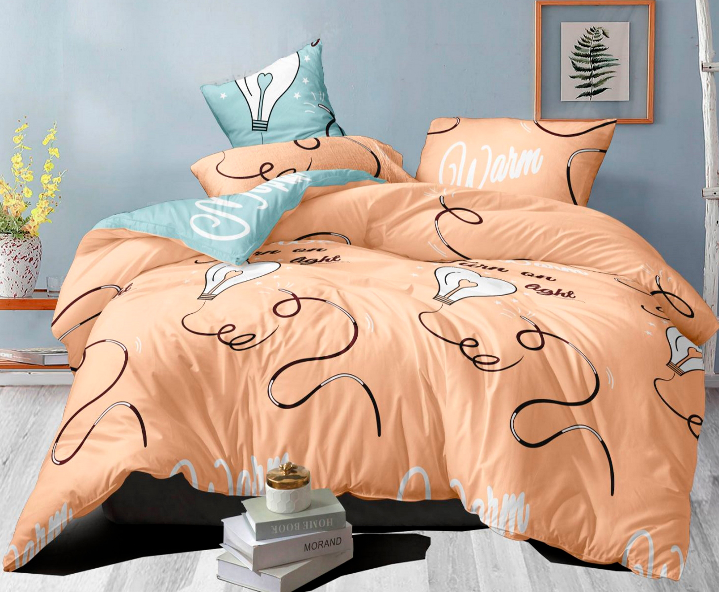 

Пододеяльник MirSon Сатин Premium 22-1264 Turn on light 160 x 220 см
