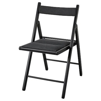 

Складной стул IKEA TERJE Черный/Книса темно-серый(004.862.66)
