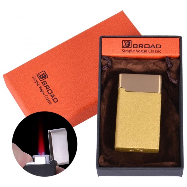 

Зажигалка газовая в подарочной упаковке (Турбо пламя) XT-4976 Gold
